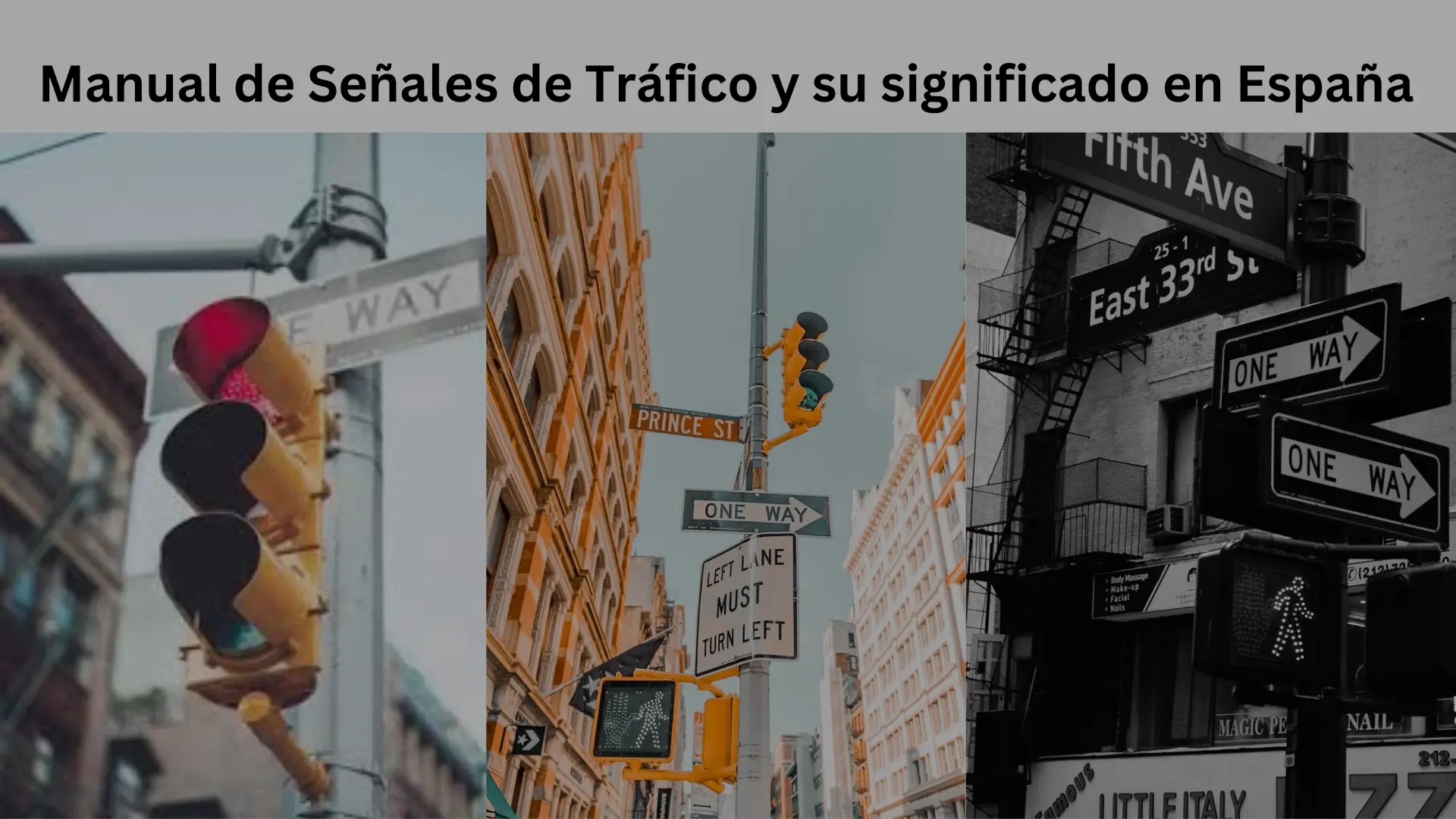 Manual de Senales-de Trafico y su significado en Espana